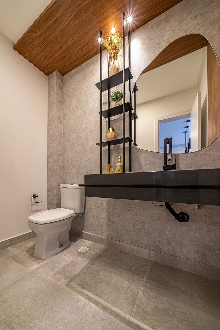 Duplex beira mar em Bombas com vista