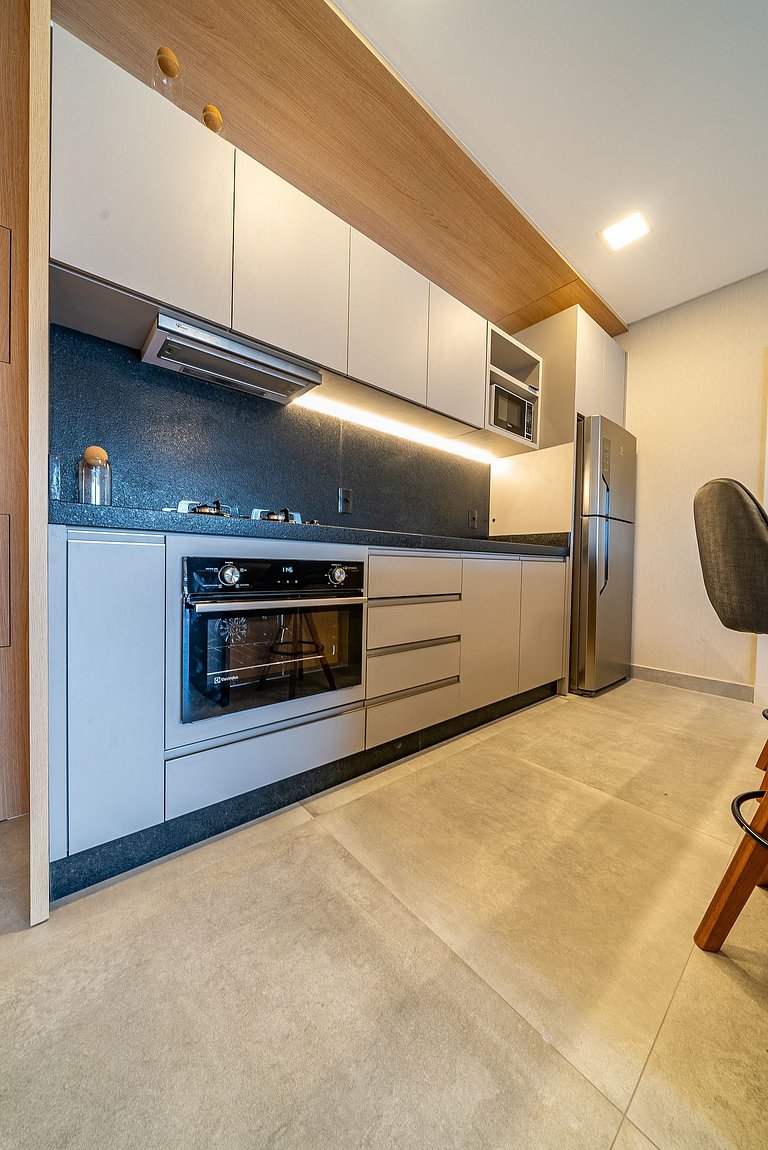 Duplex beira mar em Bombas com vista