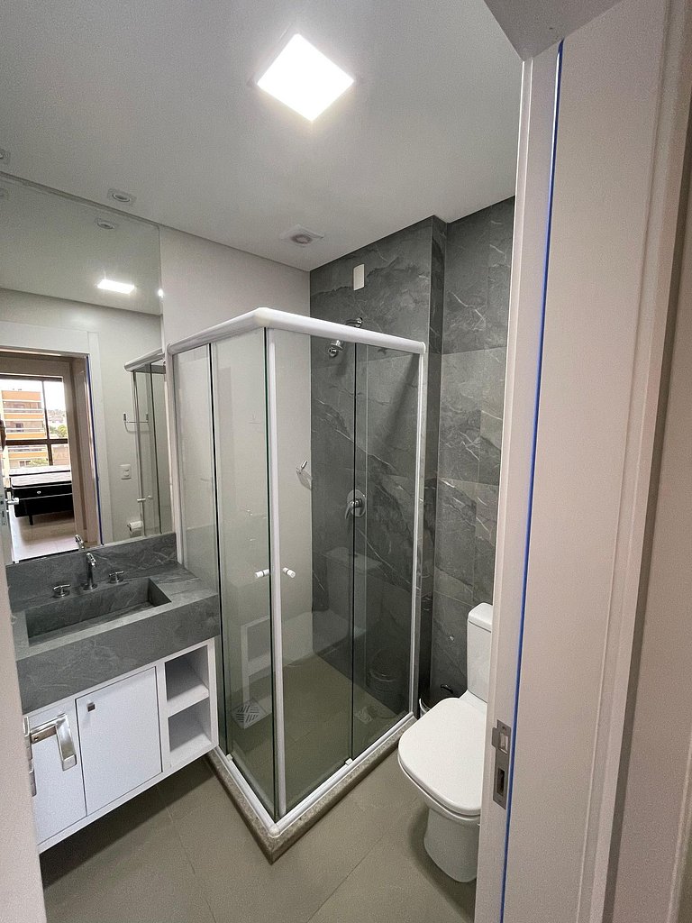Apartamento com vista pro mar em Bombas