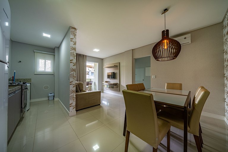 Apartamento à 30 metros da praia de Canto Grande
