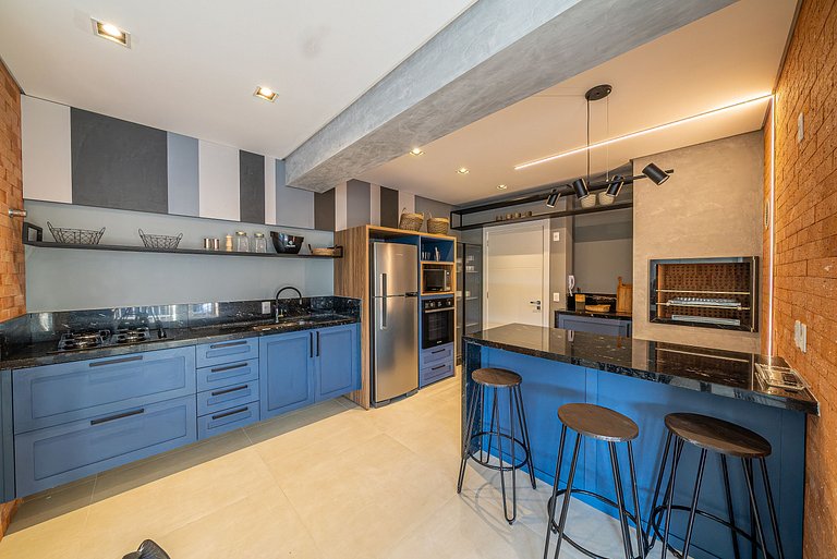 Apartamento 2 suítes no coração de Mariscal