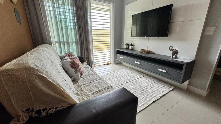 Apartamento à 30 metros da praia de Canto Grande