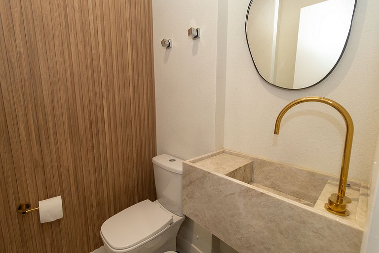 Apartamento nuevo para familia, 2 suites, Bombas