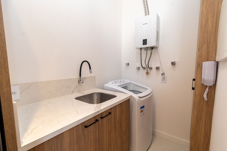 Apartamento novo para família 2 suítes Bombas