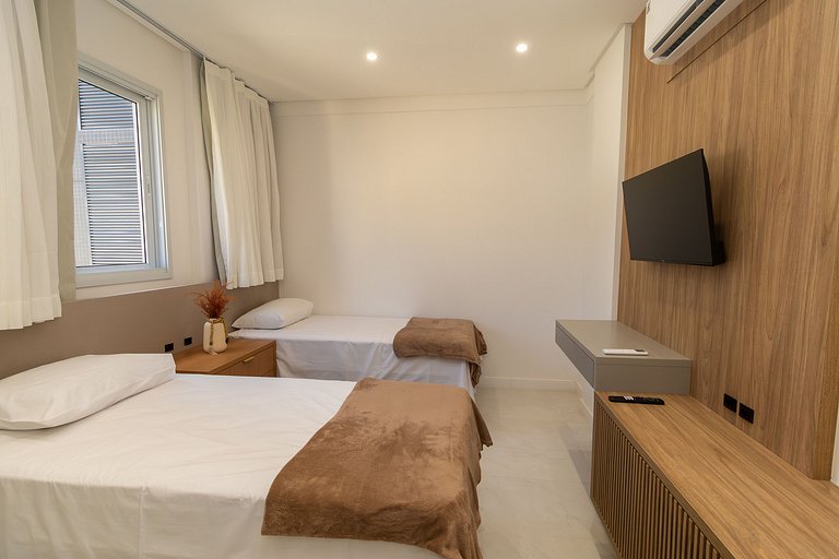Apartamento nuevo para familia, 2 suites, Bombas