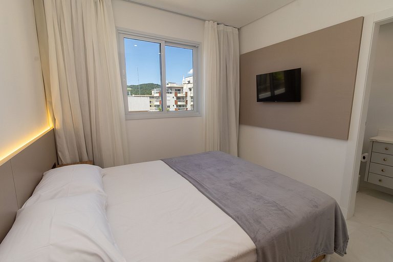 Apartamento novo para família 2 suítes Bombas