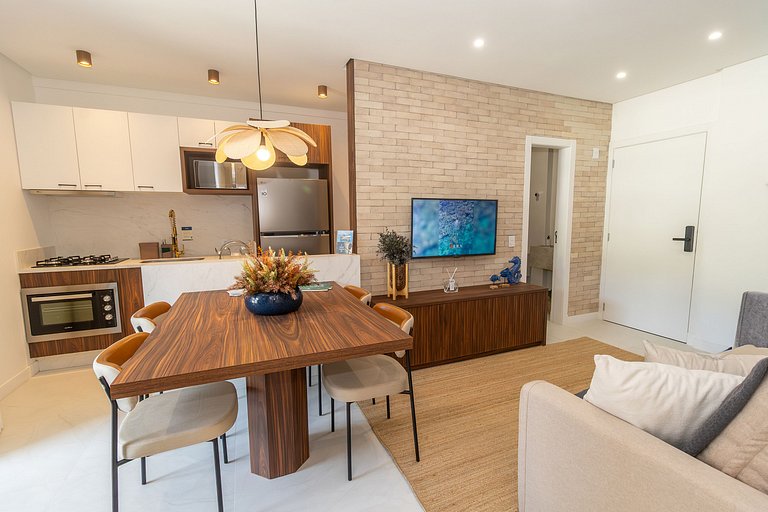 Perfeito pra família em Bombas 2 Suítes