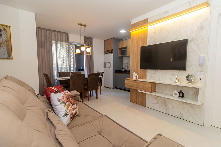 Apartamento novo para família 2 suítes Bombas