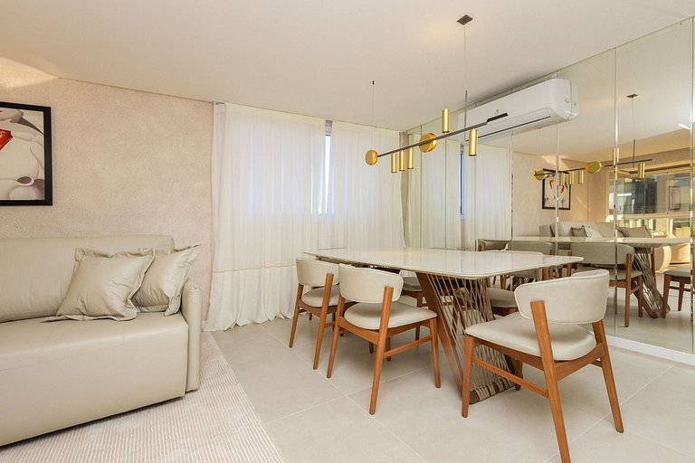 Apartamento de 2 suites cerca del mar