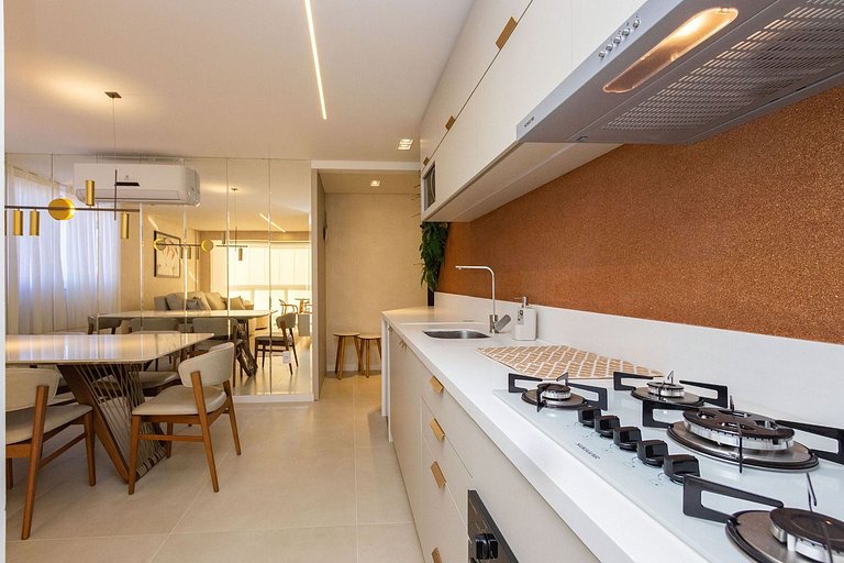 Apartamento de 2 suites cerca del mar