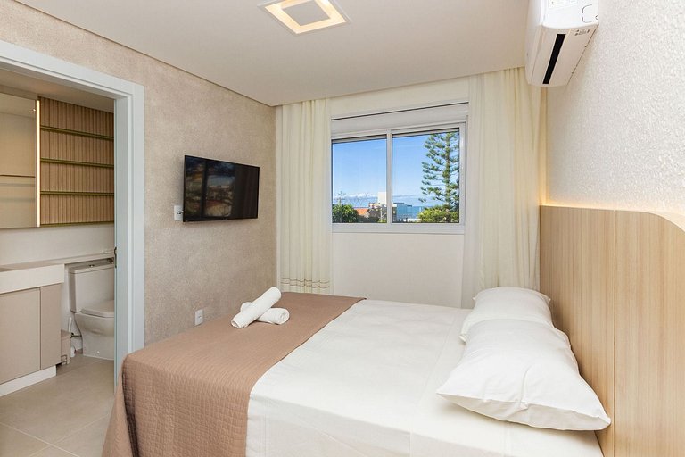 Apartamento 2 suítes perto do mar