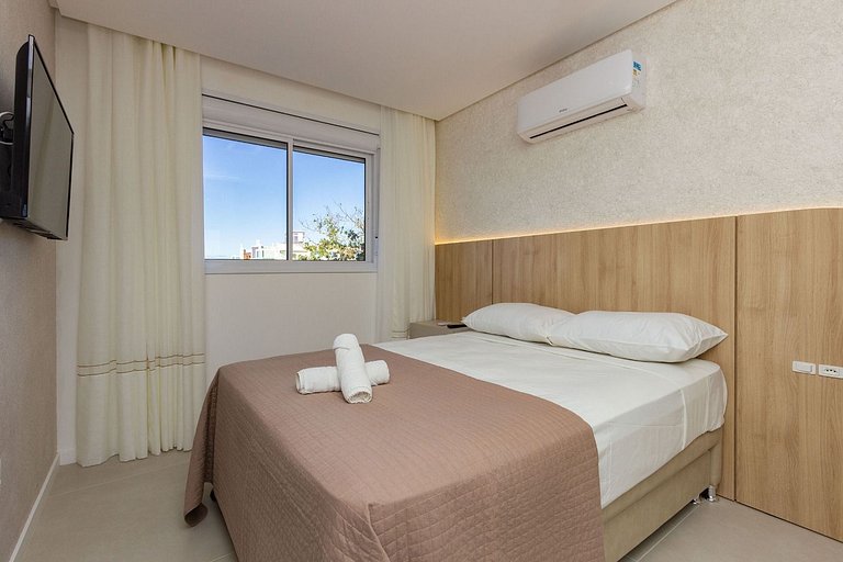 Apartamento 2 suítes perto do mar