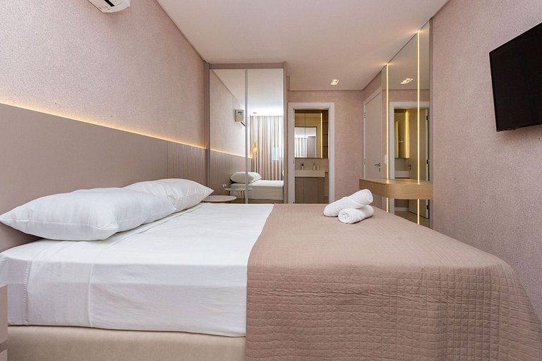 Apartamento 2 suítes perto do mar