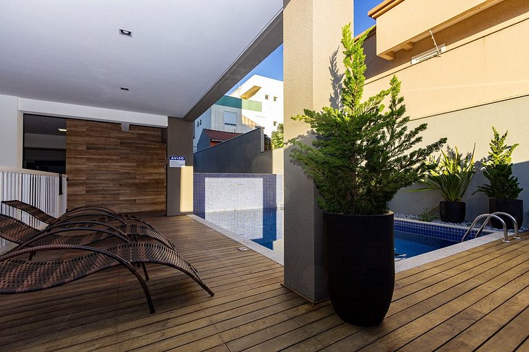 Apartamento 2 suítes perto do mar