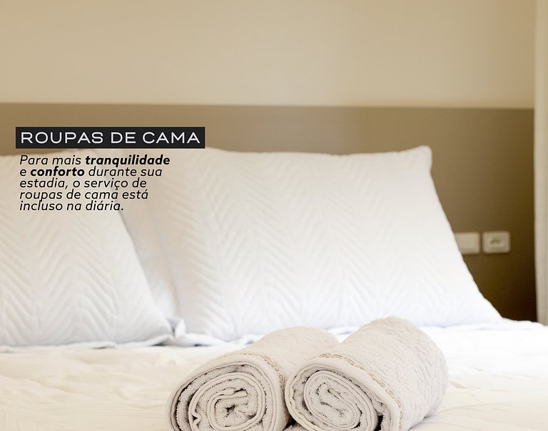 Apartamento 2 suítes no coração de Mariscal